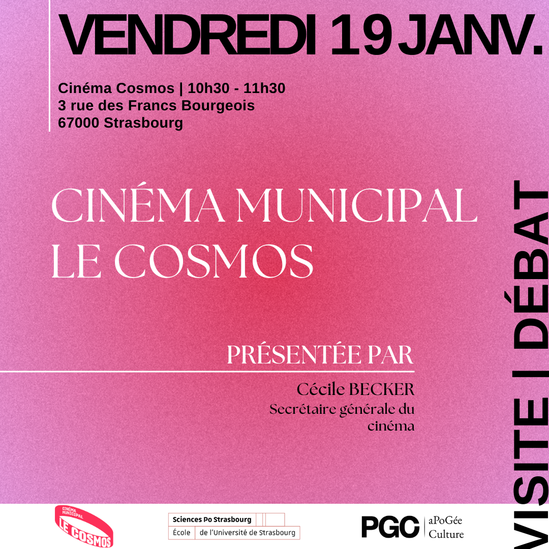 Visite – débat : Cinéma Le Cosmos